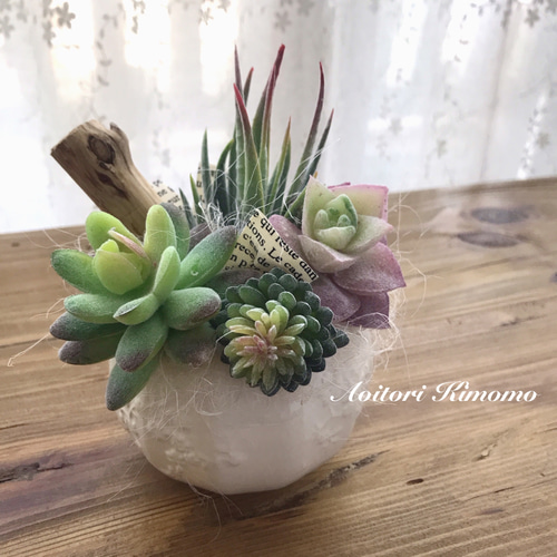 造花♪多肉植物と小花♪ 【公式通販】