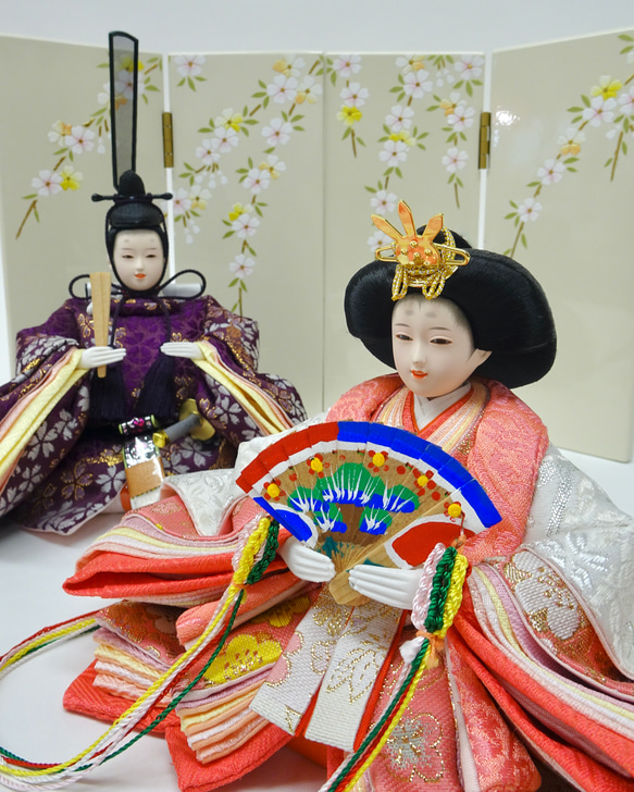 令和６年度新作 今どきのお雛様 小芥子親王飾り・きらら 8枚目の画像