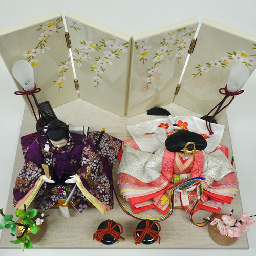 まこちゃん‼️希少❶【木製雛御殿】②【芥子雛】親王・内親王・十三人小ぶり 楽天市場】【選べる3タイプ】雛人形 芥子 ここのえ屏風 親王飾