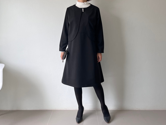 普段も特別な日も 毎日着たい!!ドーリー風フォーマルワンピース　結婚式　入学卒業式　OP780 9枚目の画像