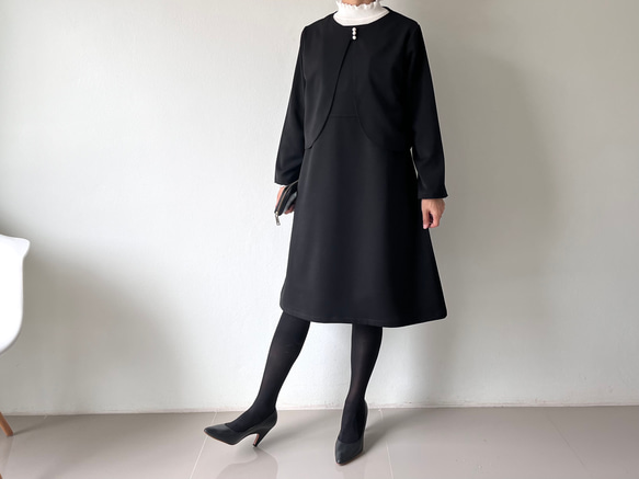 普段も特別な日も 毎日着たい!!ドーリー風フォーマルワンピース　結婚式　入学卒業式　OP780 5枚目の画像