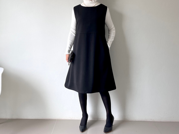 普段も特別な日も 毎日着たい!!ドーリー風フォーマルワンピース　結婚式　入学卒業式　OP780 2枚目の画像