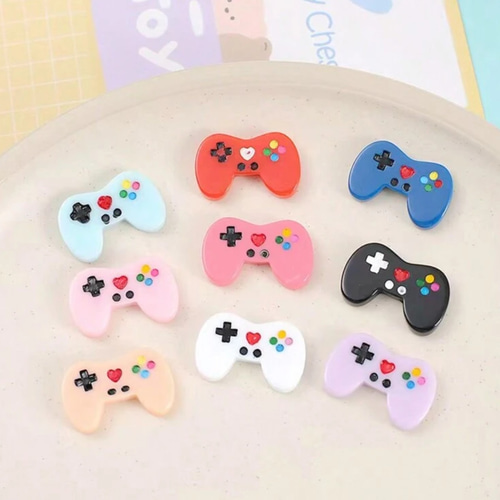 10個入 ゲーム コントローラー パーツ デコパーツ デコパーツ くるる  