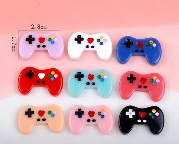 10個入 ゲーム コントローラー パーツ デコパーツ デコパーツ くるる  