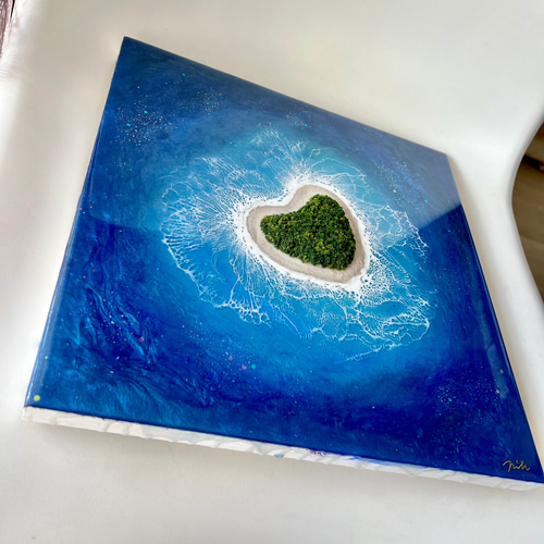 レジンアート海(めぐ) 海の欠片】 時間ごとの海の景色を切り取った、煌めく水面レジン