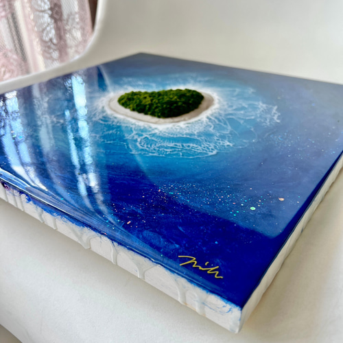 送料無料】レジンアート海 ”人魚姫の世界 2023 009” 原画 333mm