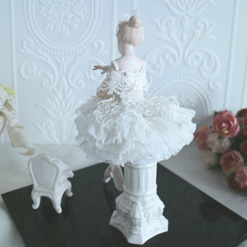 ポーセレン レースドール【 エトワール 】 磁器 人形 バレエ 発表会