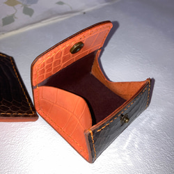 キングコブラの背割りの二つ折り財布とBOXコインケースセット 7枚目の画像