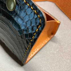 キングコブラの背割りの二つ折り財布とBOXコインケースセット 10枚目の画像