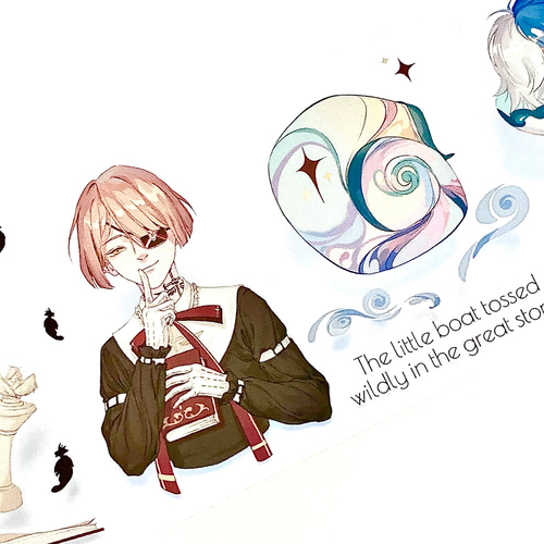 299.人物マステ1ループ切り売り100円