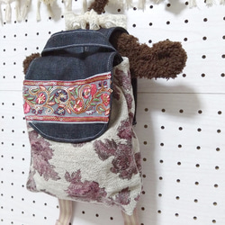 Antique design baby rucksack 3枚目の画像