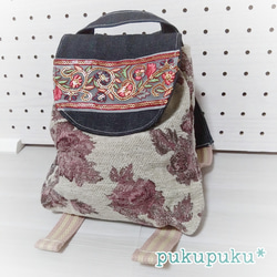 Antique design baby rucksack 1枚目の画像