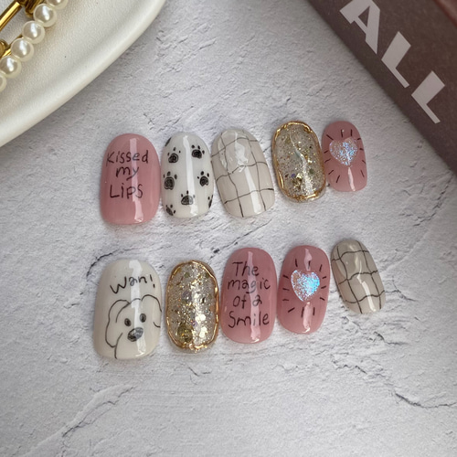 サイズオーダー品】No.111 ネイルチップ（つけ爪） Hazuki 通販  