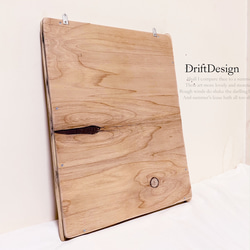 〜Drift Design〜　キレイめ流木のヴィンテージ調壁掛けインテリアミラー　アンティーク　鏡　流木アート　デザイン 4枚目の画像