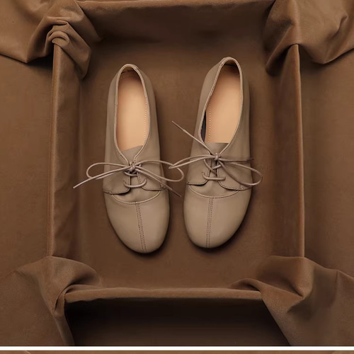 スニーカー レディース レザー シューズ 3E オックスフォードシューズ