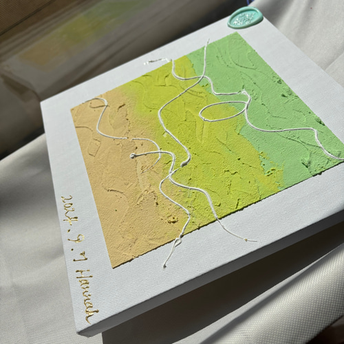 テクスチャーアート 重曹アート 夕空 その他アート flower fierte 通販  