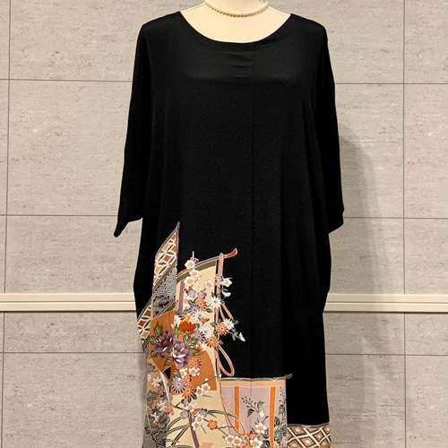 ✴︎✴︎✴︎新作＊着物リメイク＊黒留袖のバルーンフォーマル 