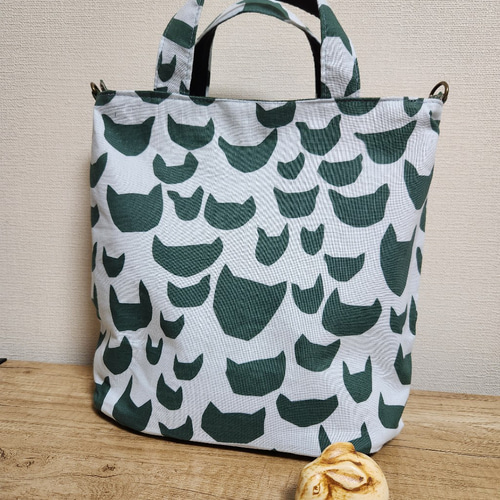 ⚮̈ミナペルホネン anone-anone navy かくれんぼトート