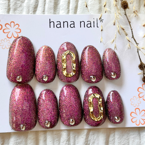 ネイルチップ マグネットネイル #23 ネイルチップ（つけ爪） hana nail