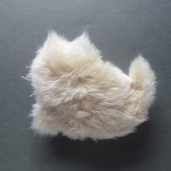 受注制作 >> PEPOSO: furry animals "cat" ねこ / ハチワレ 白×クリーム 7枚目の画像