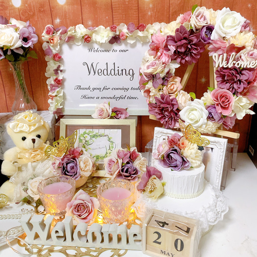受注 No.772 リース付ウェルカムスペース 結婚式 まとめ売り
