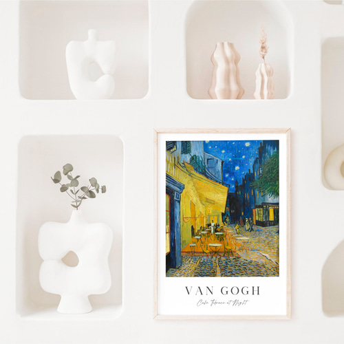 ゴッホ 夜のカフェテラス Cafe Terrace at Night アートポスター