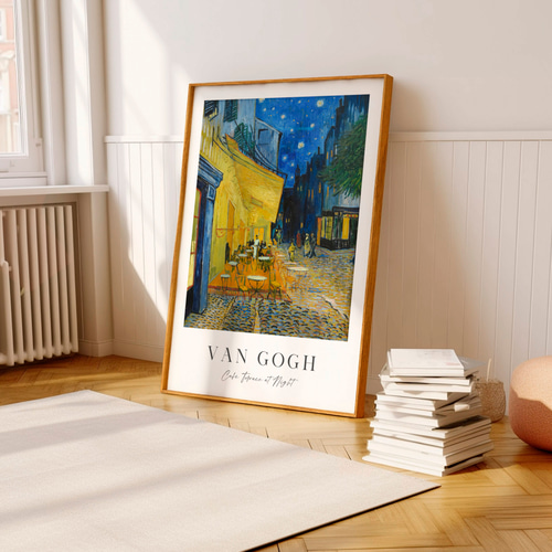 ゴッホ 夜のカフェテラス Cafe Terrace at Night アートポスター