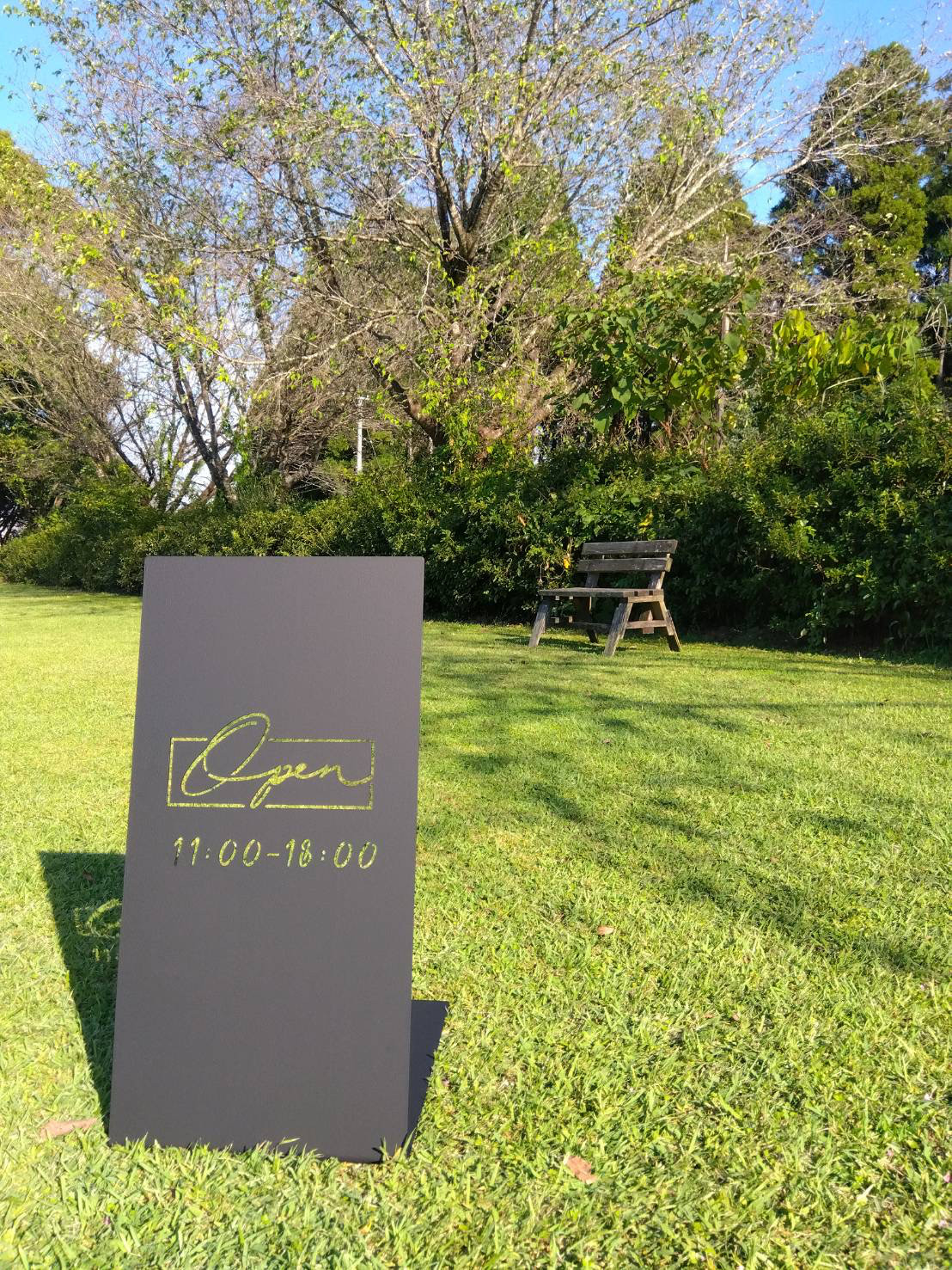 ※特別価格※照明付きアイアン看板（W350×H700）