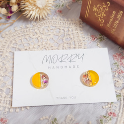 ピンクパーツフラワー ラウンドレジンヘアゴム ボタニカル フラワー 花 レジン ヘアゴム ピンク 冬 おでかけ キッズ