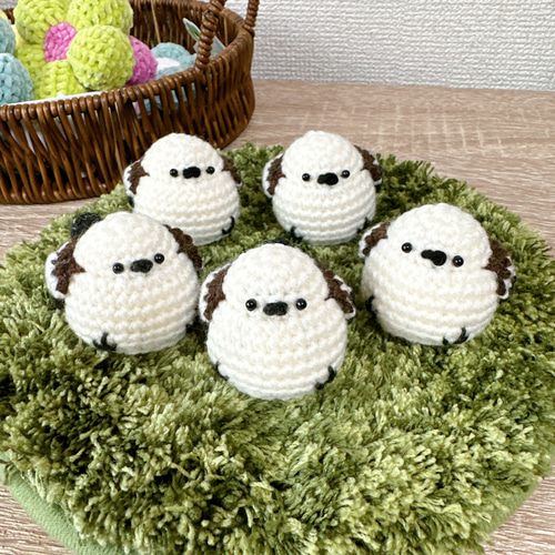 シマエナガのあみぐるみ あみぐるみ chaa_c_l 通販 16623596