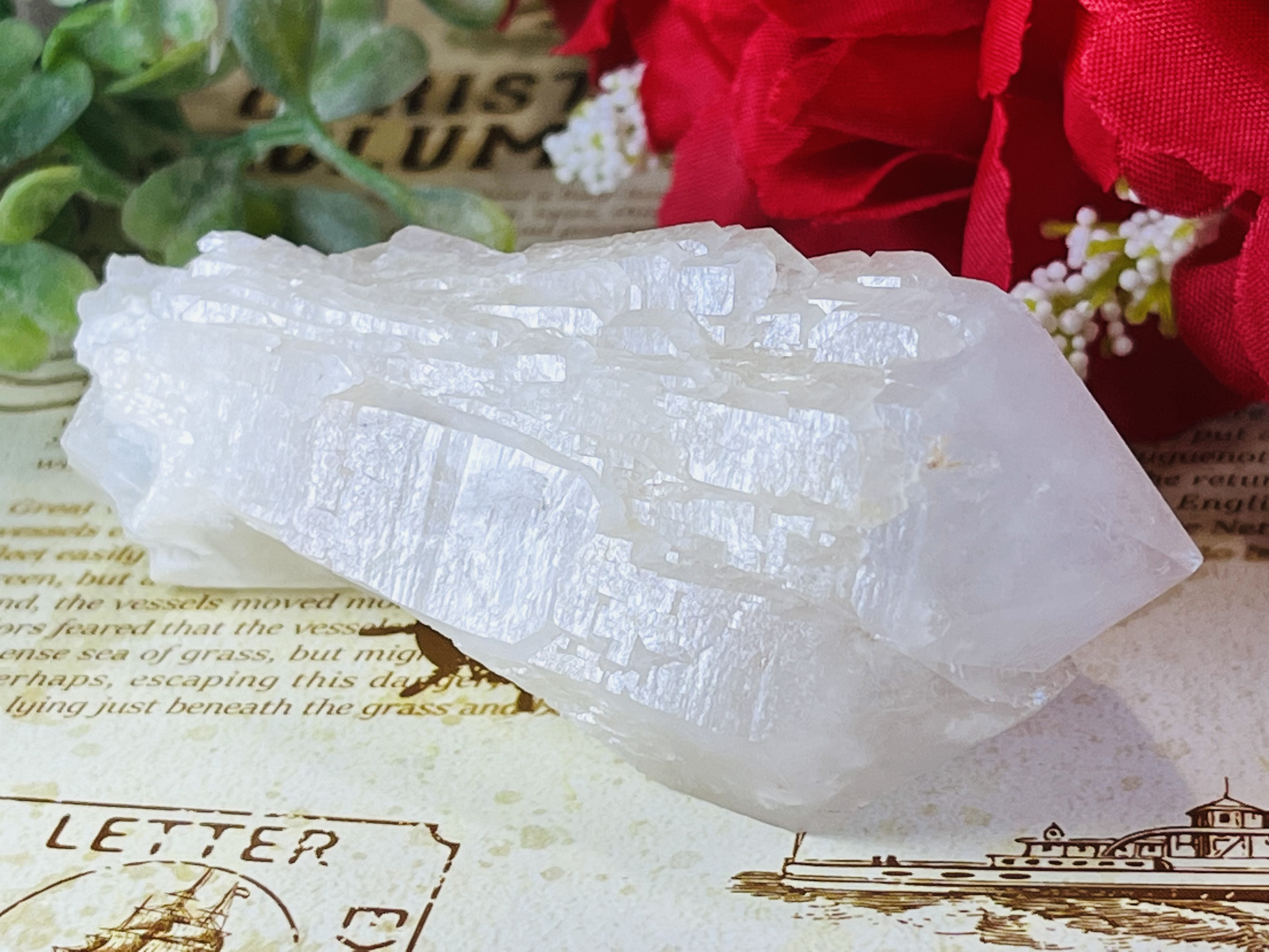キャンドルクォーツ✨　クリスタル　水晶　ラフストーン　原石