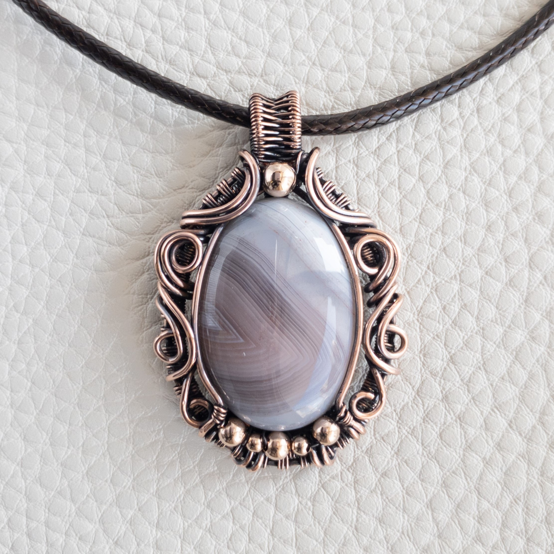 ＜アゲート＞ コルニーチェ ペンダント