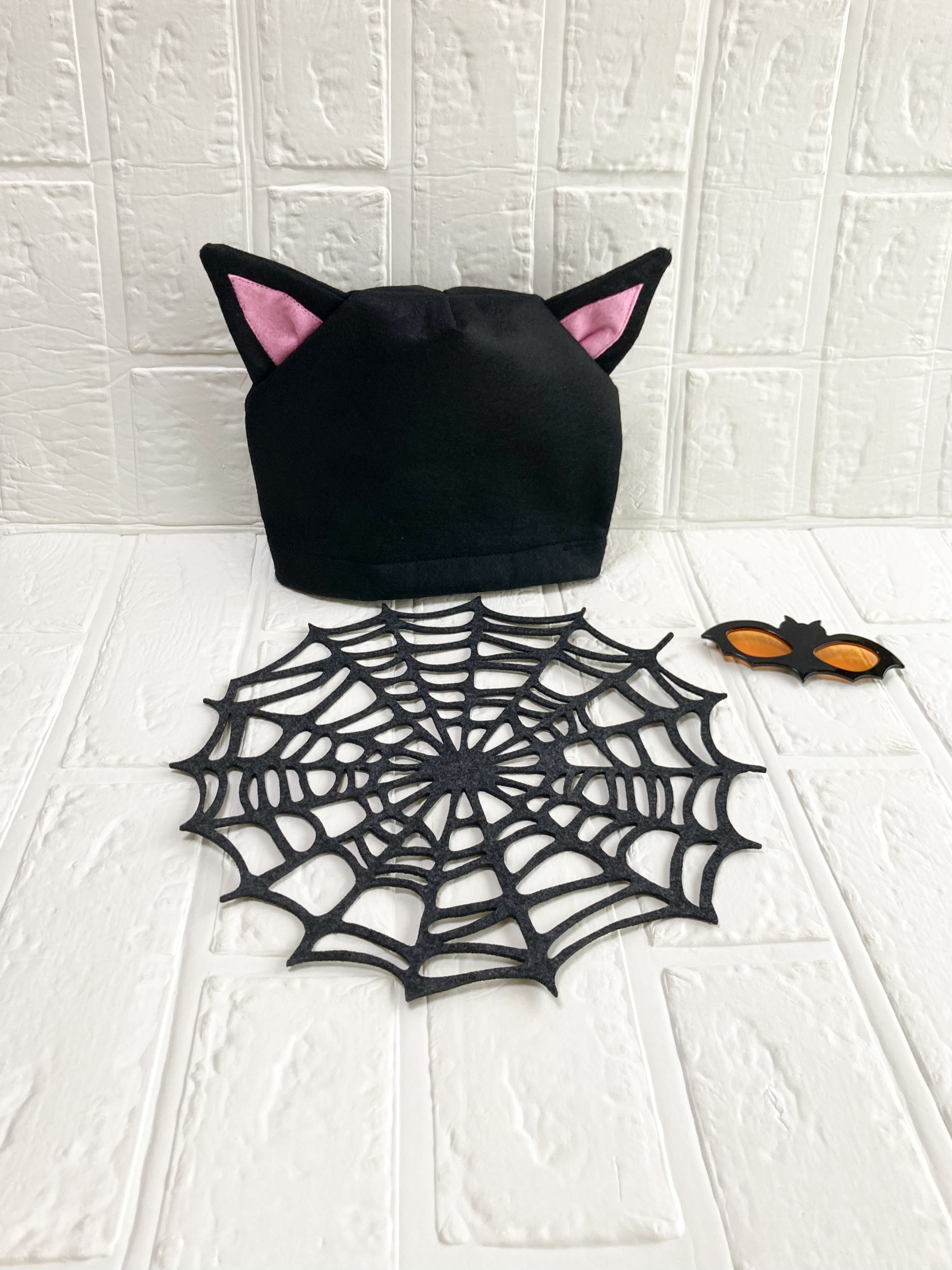 国内作家　ハロウィン　ベビーフェネック ハロウィン黒猫帽子 帽子(ベビー・キッズ) pecochiii 通販