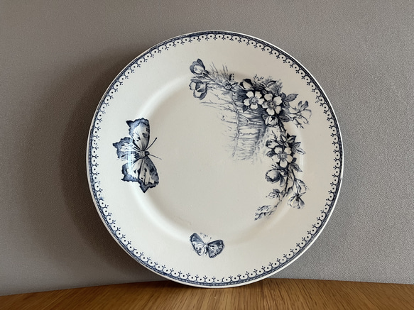sarreguemines サルグミンヌ ROUEN 花リム スクエアプレート