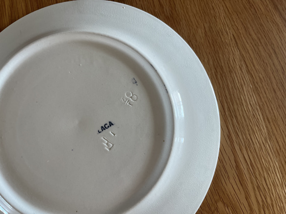 Sarreguemines　サルグミンヌ　平皿　フランス食器・皿・フランスアンティーク・アンティークプレート 5枚目の画像