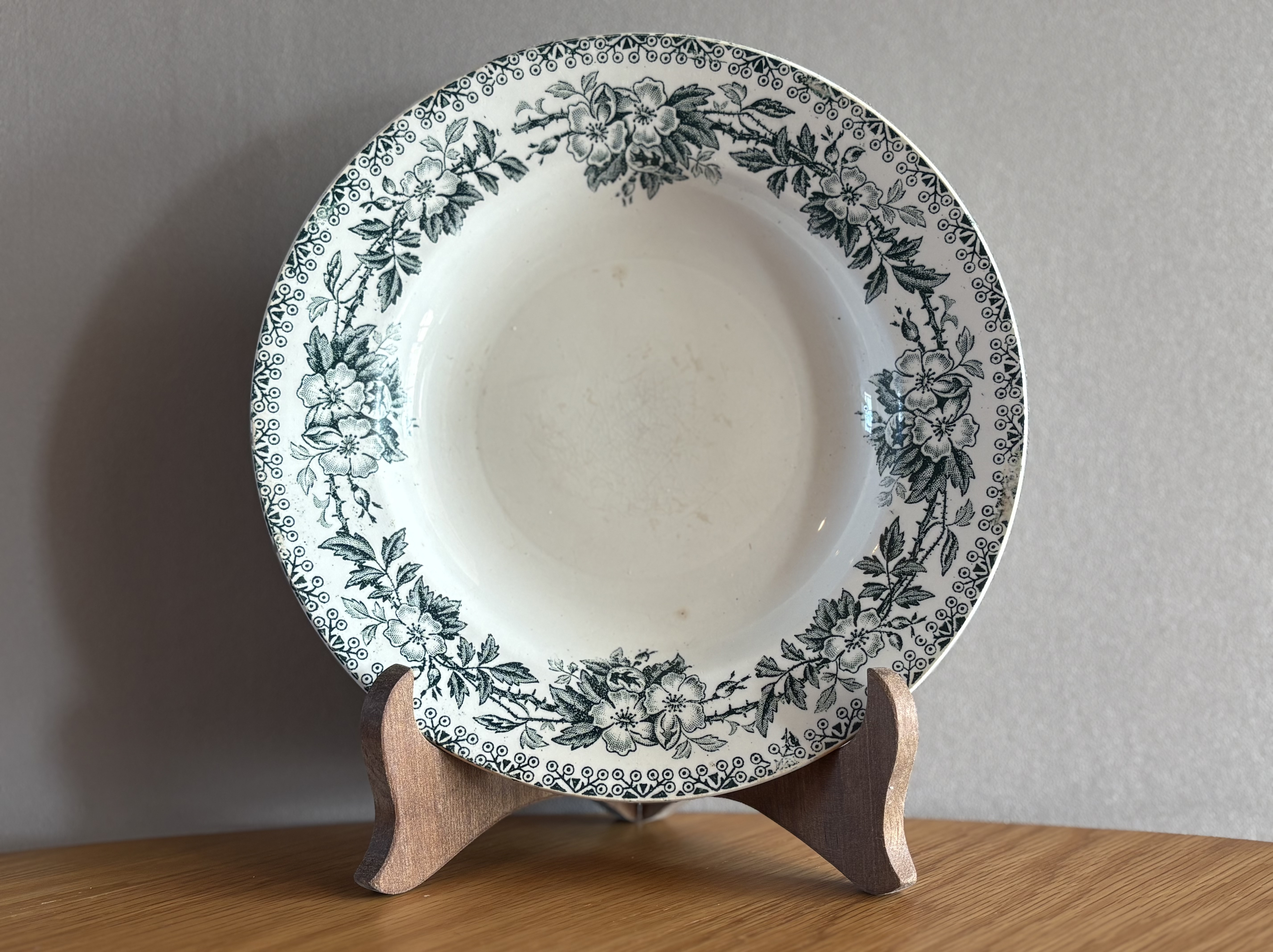 St. Amand GUADELOUPE サンタマン　深皿　〈フランス食器・皿・フランス　アンティーク　ブロカント