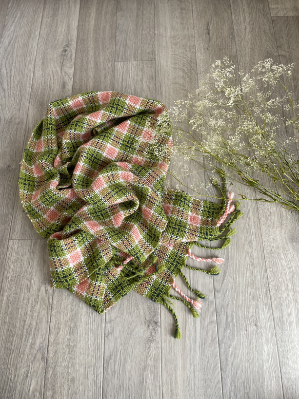 セール】 スモッキング刺繍使いギンガムチェックスカート （ロング