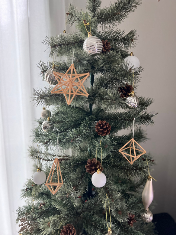 Xmas himmeli 白//クリスマスオーナメント Xmas himmeli 白//クリスマスオーナメント Xmas himmeli 白