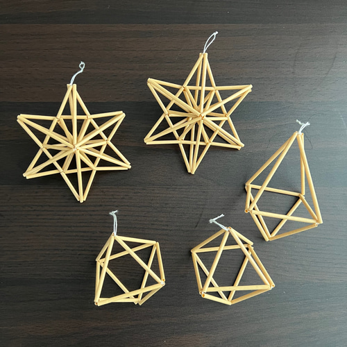 数量限定】ヒンメリ◇クリスマスツリー オーナメントセット