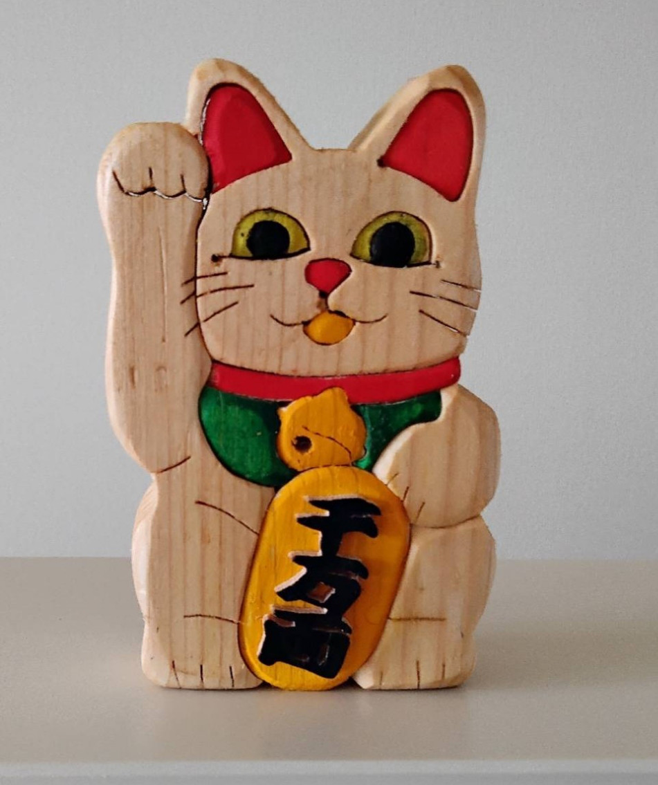 手作り木工うさぎ猫etc