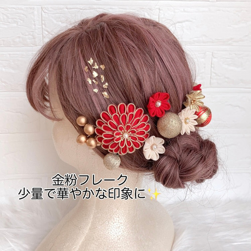 受注制作】成人式 縁取りつまみ細工☆髪飾り☆卒業式☆結婚式 受注制作】成人式 縁取りつまみ細工☆髪飾り☆卒業式☆結婚式