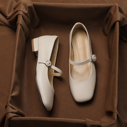 MARY JANE メリージェーン パンプス メリージェーンシューズ 柔らか素材 バレエシューズ 幅広 大人可愛い 靴屋 3枚目の画像