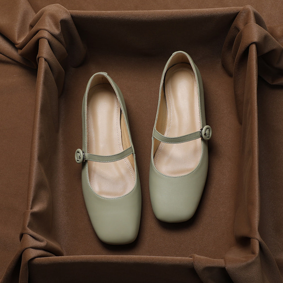 MARY JANE メリージェーン パンプス メリージェーンシューズ 柔らか素材 バレエシューズ 幅広 大人可愛い 靴屋 11枚目の画像