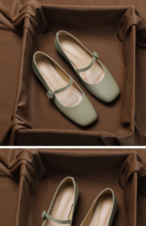 MARY JANE メリージェーン パンプス メリージェーンシューズ 柔らか素材 バレエシューズ 幅広 大人可愛い 靴屋 7枚目の画像