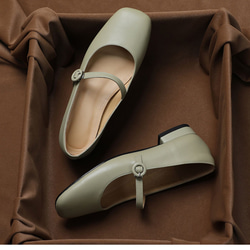 MARY JANE メリージェーン パンプス メリージェーンシューズ 柔らか素材 バレエシューズ 幅広 大人可愛い 靴屋 9枚目の画像