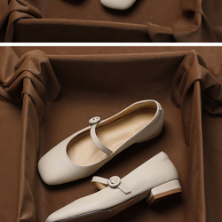 MARY JANE メリージェーン パンプス メリージェーンシューズ 柔らか素材 バレエシューズ 幅広 大人可愛い 靴屋 10枚目の画像