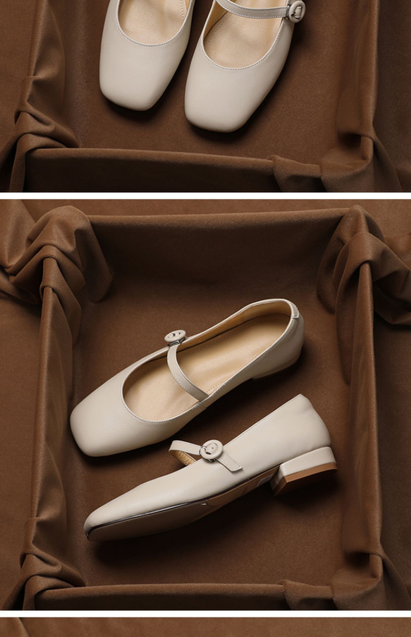 MARY JANE メリージェーン パンプス メリージェーンシューズ 柔らか素材 バレエシューズ 幅広 大人可愛い 靴屋 10枚目の画像