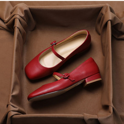 MARY JANE メリージェーン パンプス メリージェーンシューズ 柔らか素材 バレエシューズ 幅広 大人可愛い 靴屋 5枚目の画像