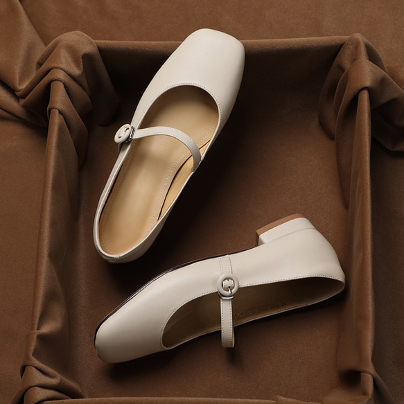 MARY JANE メリージェーン パンプス メリージェーンシューズ 柔らか素材 バレエシューズ 幅広 大人可愛い 靴屋 12枚目の画像