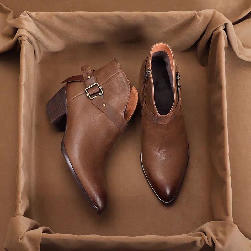 外反母趾の方でも履けるショートブーツ 神戸シューズ 靴 冬支度 クリスマス 贈り物 プレゼント 外出 旅行 写真 お正月